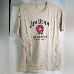 Jim Bean  promo t-shirt - size large